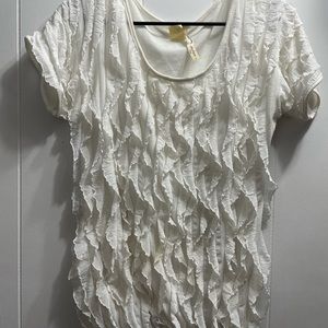 Short sleeve white shirt